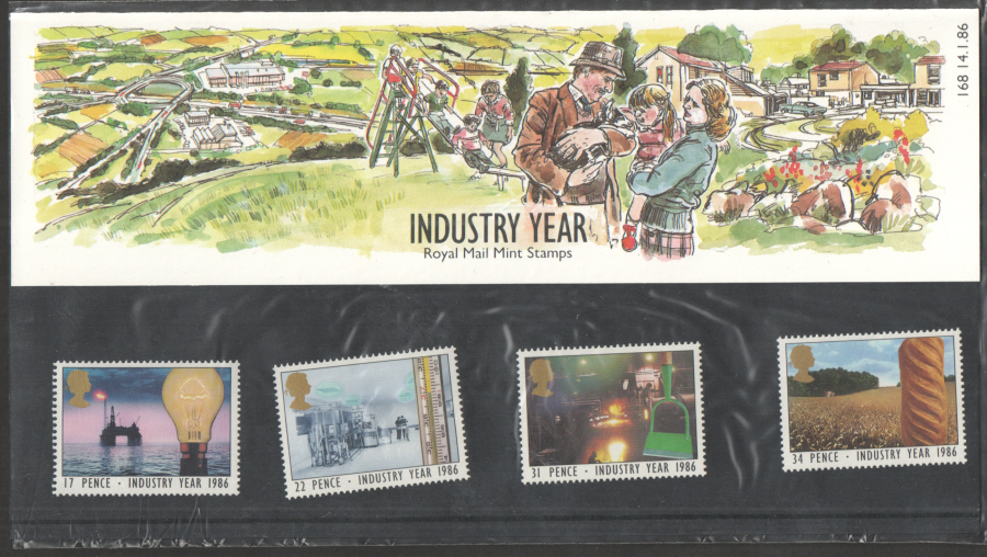 (image for) 1986 Industry Year Royal Mail Presentation Pack 168